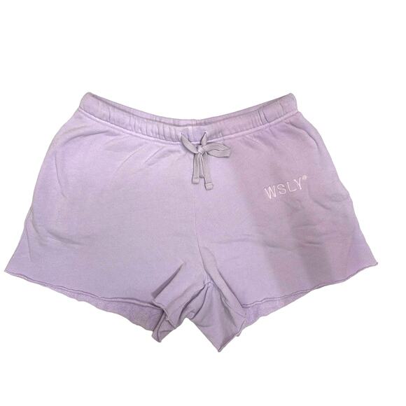 WSLY‎ The Ecosoft organic cotton-blend jersey shorts purple size XS - Picture 1 of 6